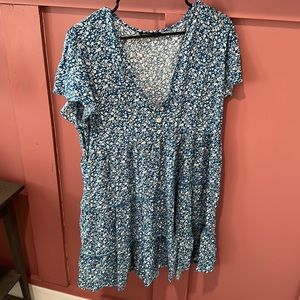 Blue floral dress 2xl
